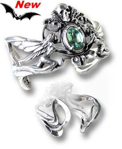 La Fleur de Baudelaire Bracelet, by Alchemy Gothic